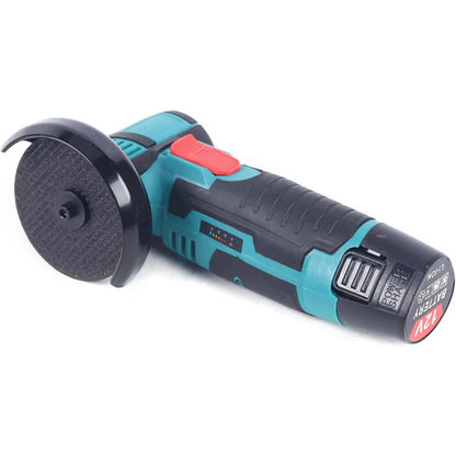 Amoladora Angular Inalámbrica 12V + 2 Baterías Recargables + Accesorios